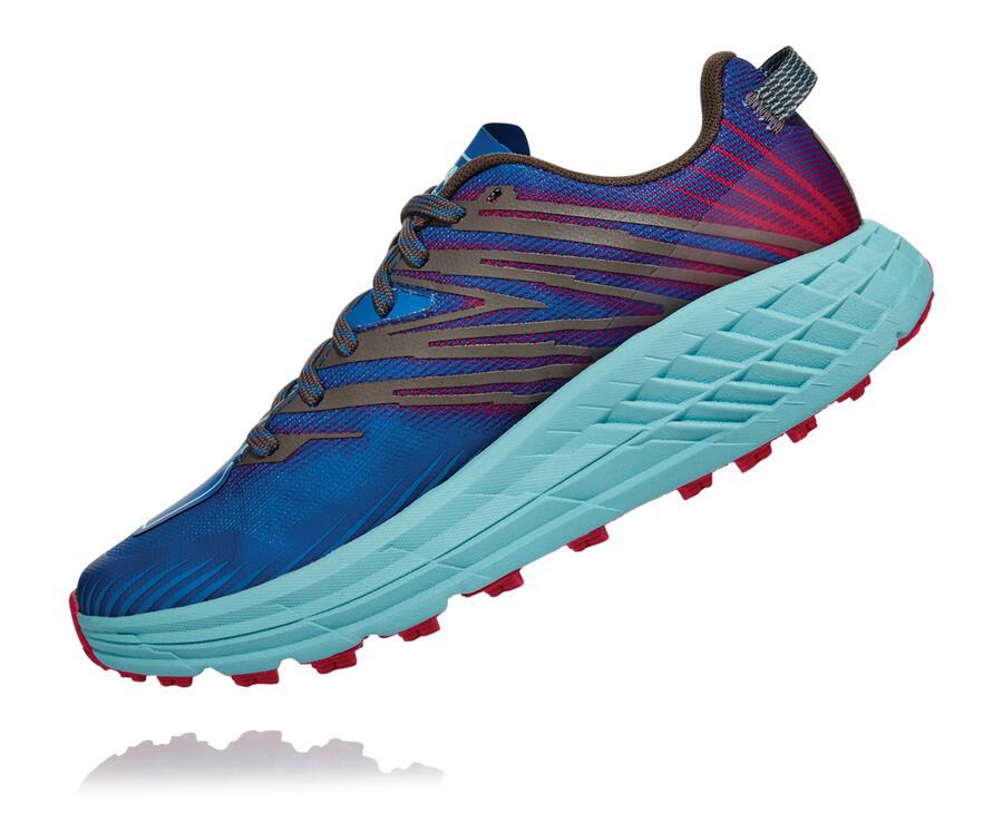 Tenis Hoka One One Trail Mujer Azules - Speedgoat 4 - FZEL87054